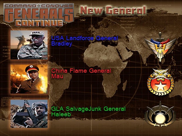 new generals