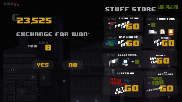 super mini dungeon: "that was my gold" only pistol FPS