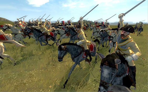 Prussian cavalry charge