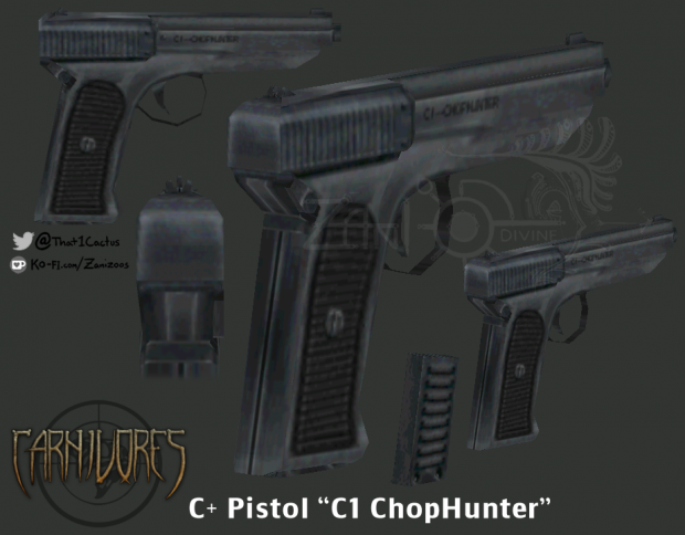 Carnivores + - "C1 Chophunter" Pistol