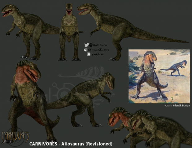 Carnivores - Allosaurus (Revisioned)