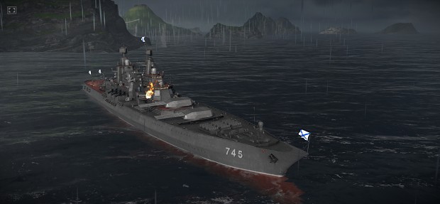 Russian Navy Fictional Modern Battleship Class-Moscow