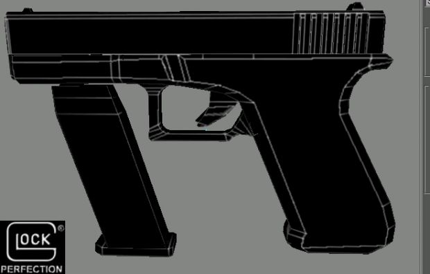 New Glock 17 model (Skinmesh)