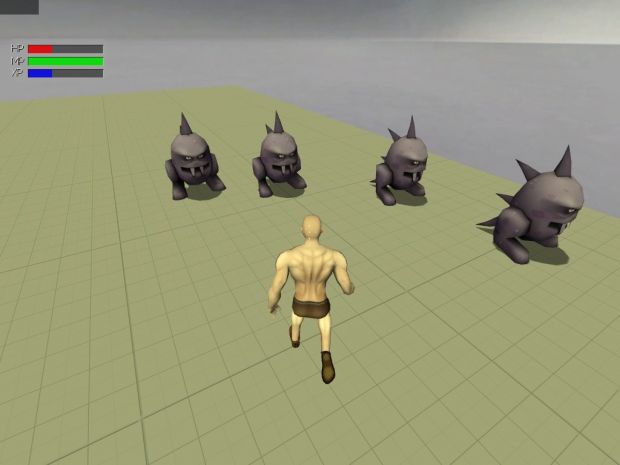 Player model running at Gloob Monsters