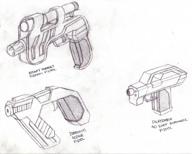 Early Pistol Concepts
