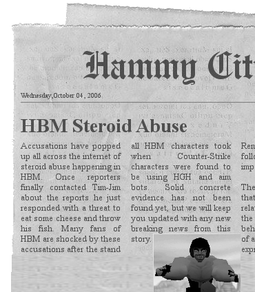 HBM newspaper clipping
