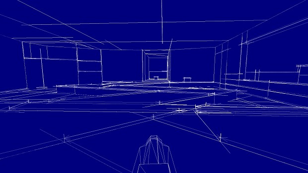 scene from custom map 2 - blueprint mode