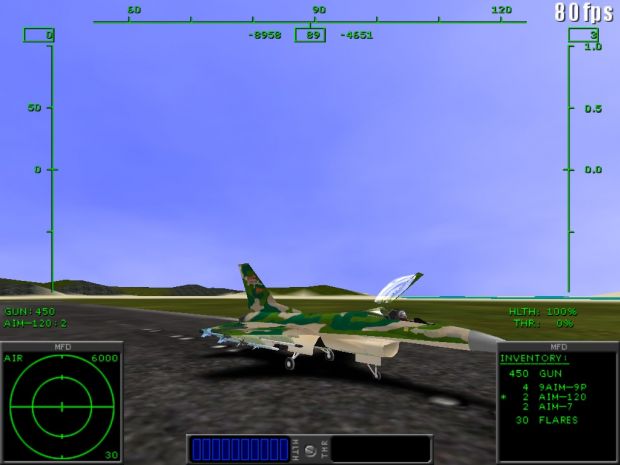 F-16 and HUD