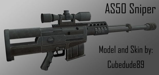 AS50 Sniper Rifle Textured
