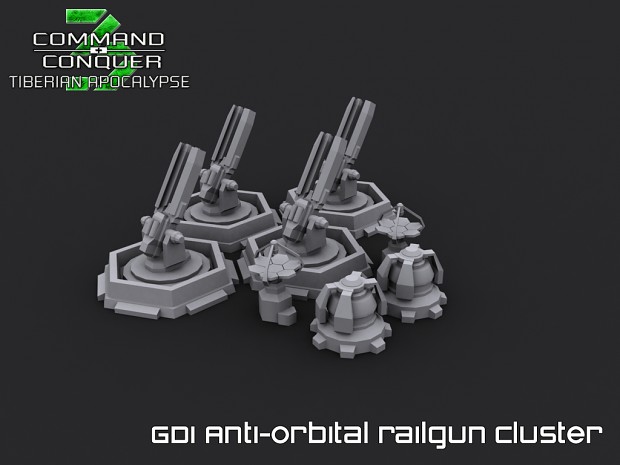 GDI Anti-Orbital Railgun Cluster