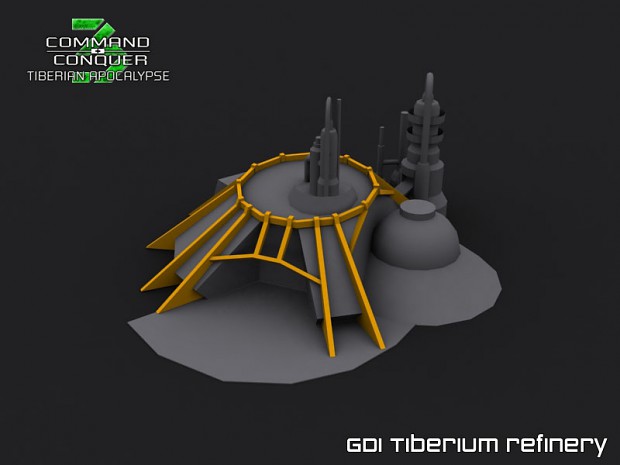 GDI Tiberium Refinery remake
