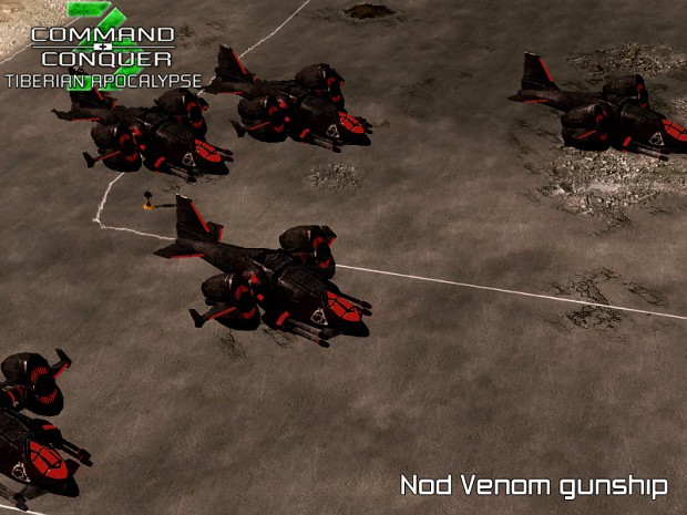 Nod Venom Gunship ingame image - Tiberian Apocalypse mod for C&C3 ...