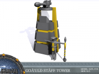 Render - Goa'uld Staff Tower