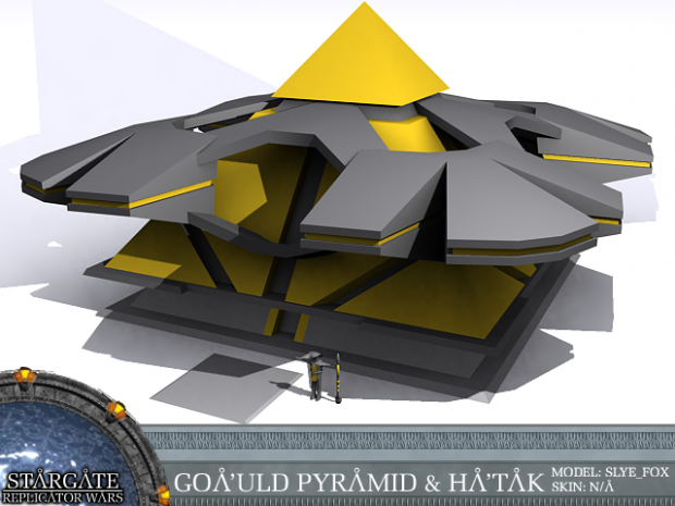 Render - Goa'uld Pyramid and Ha'Tak