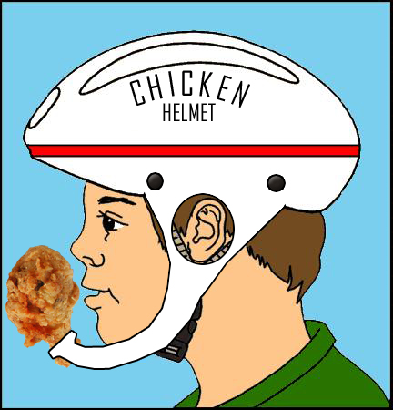 Chicken Helmet Concept