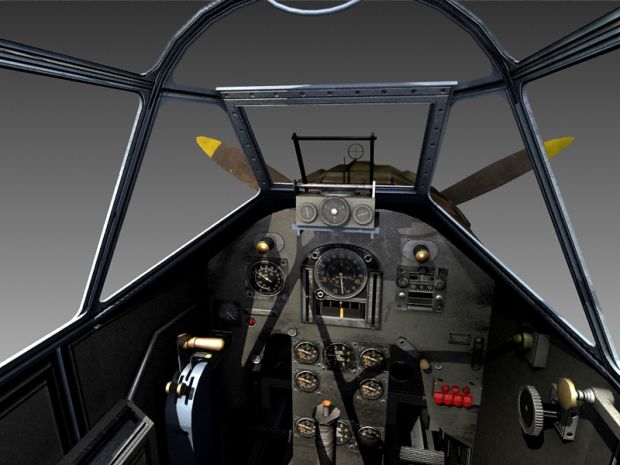 the cockpit of a Bloch MB152