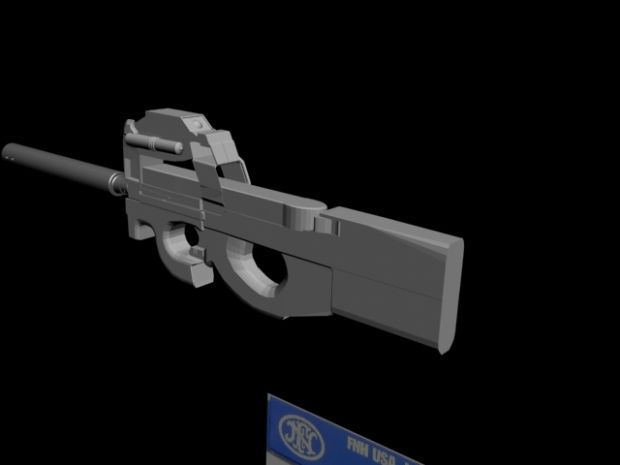 P90 with silencer pic2