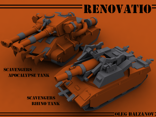 Scavengers Apocalypse an Rhino tanks