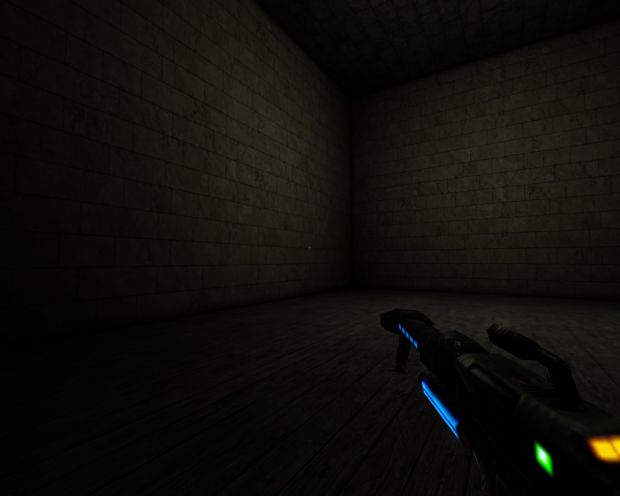 Testing Emissive Material Shaders on Weapons