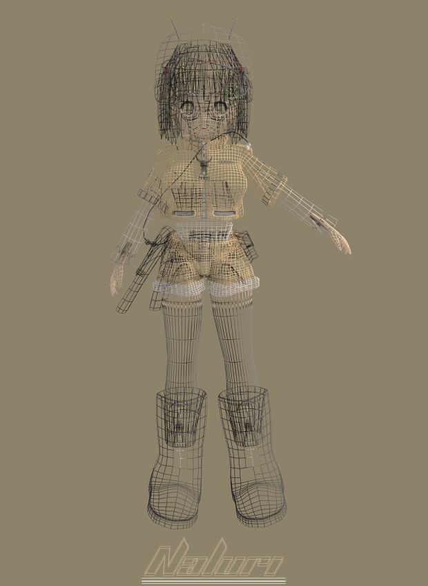 Paskal Forces: Naluri, Front (Wireframe)