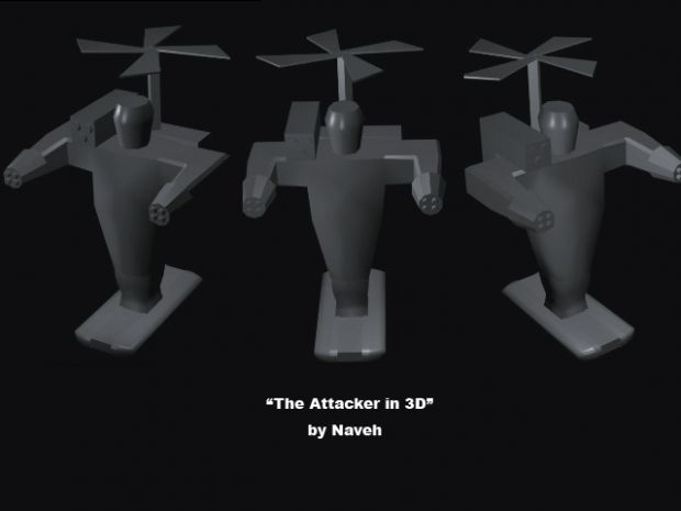 The Attacker in 3D