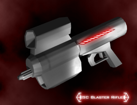 SC Blaster Rifle WIP - Untextured