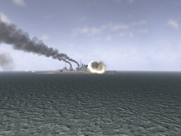 Ship exhaust and cannon effects