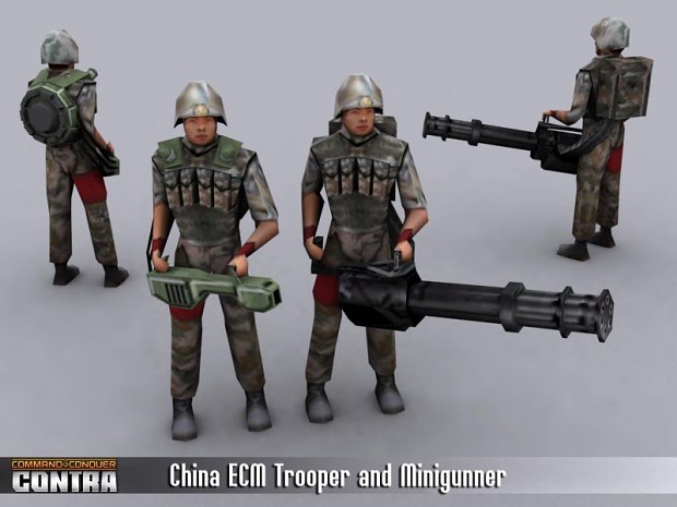 China ECM Trooper and Minigunner
