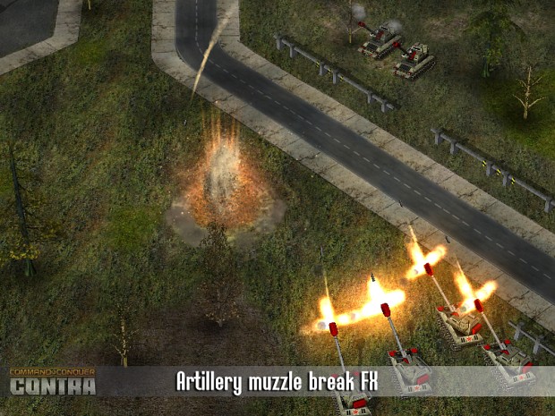 Artillery muzzle FX