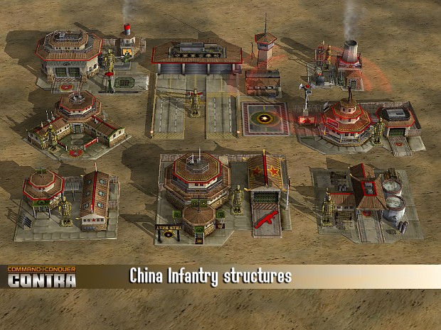 CHINA Infantry structures