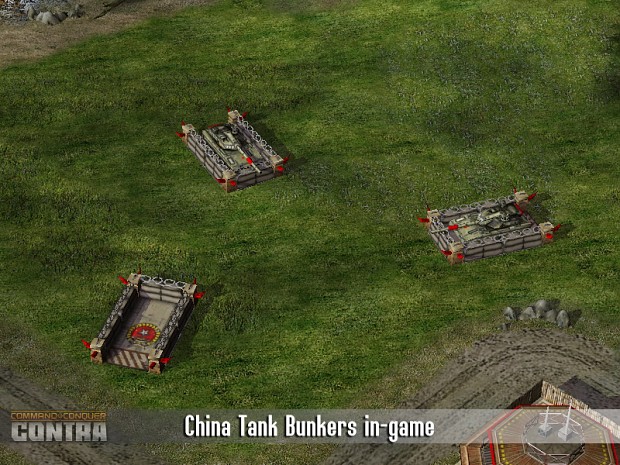 Tank Bunkers in-game