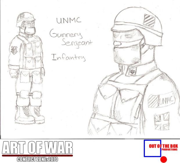 UNMC Gunnery Sergeant