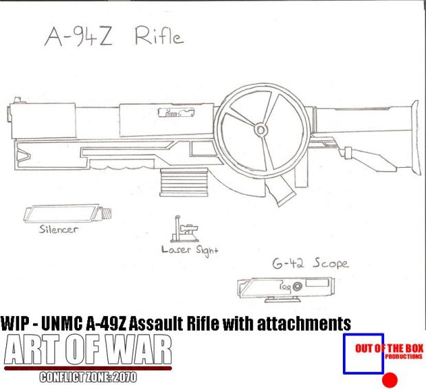 A-49Z Assault Rifle UNMC