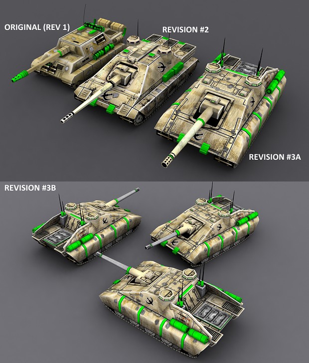 Ravager tank evolution