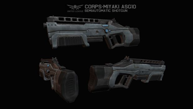 ULA Corps-Miyaki ASG10 Semiautomatic Shotgun