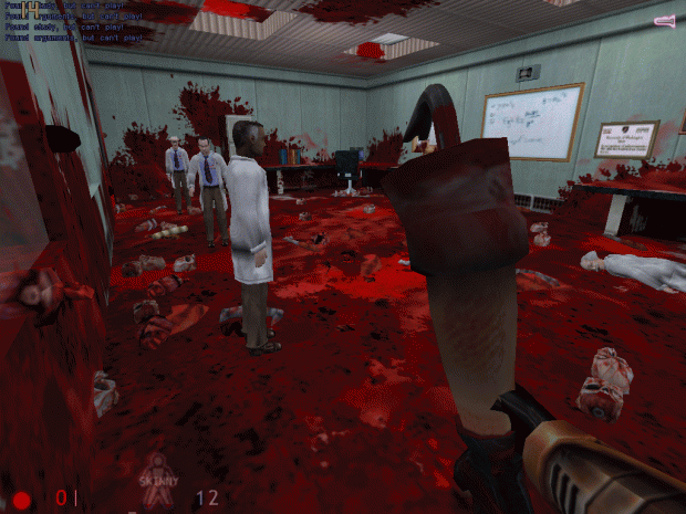 Lots of blood