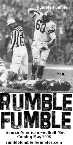 Rumble Fumble Throwback Ad