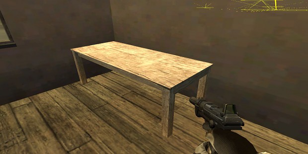 Simple wooden table