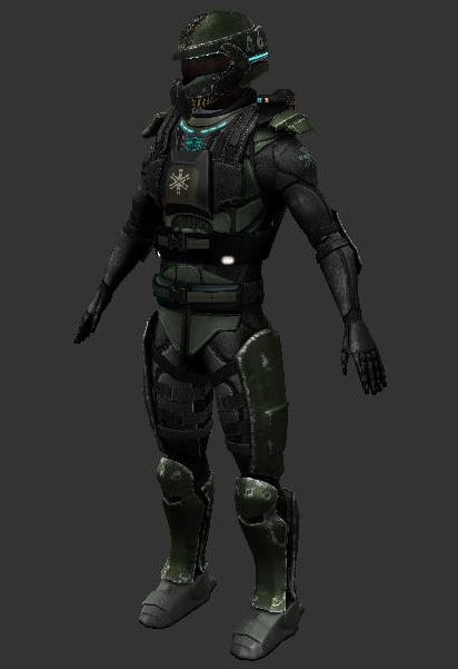 NAC - Heavy Armoured Soldier - Jungle Colours