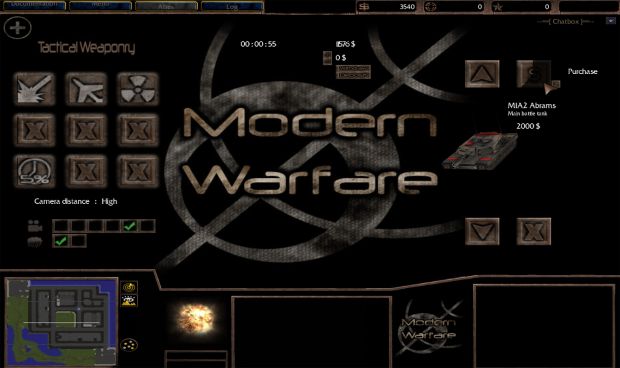 Modern Warfare Menu layout (Alpha)