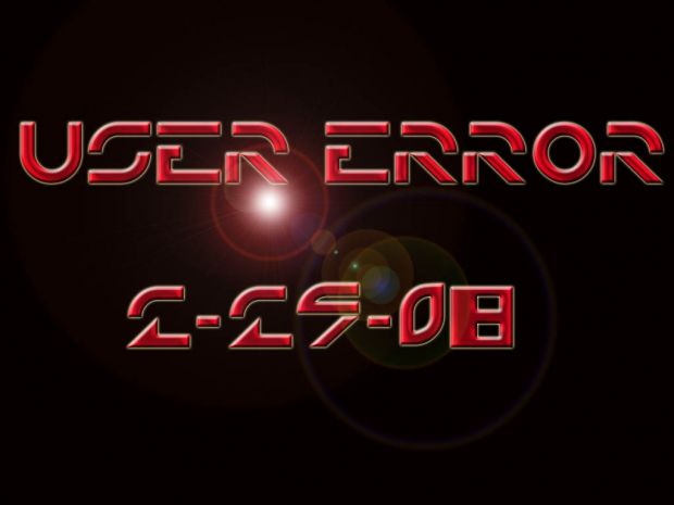 User Error Release Day Logo