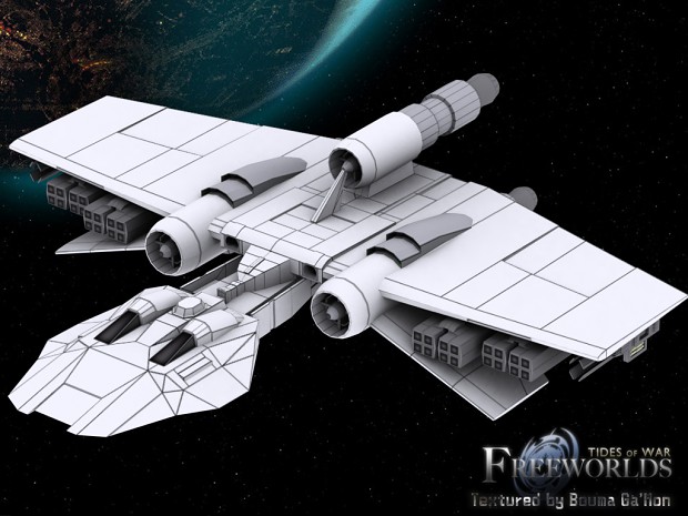 The start of the new K-Wing texture