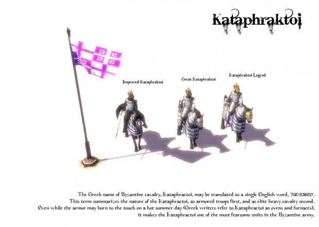 Showcase - Byzantine Unique units: Kataphraktoi
