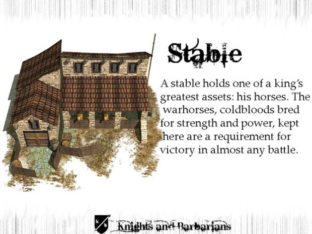 European stable.