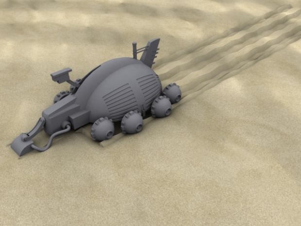 Spice Harvesting Crawler Concepts and Model