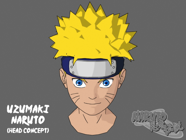 Uzumaki Naruto RC 2.0 - W.I.P. head concept