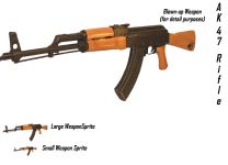 New AK-47 Rifle Sprite