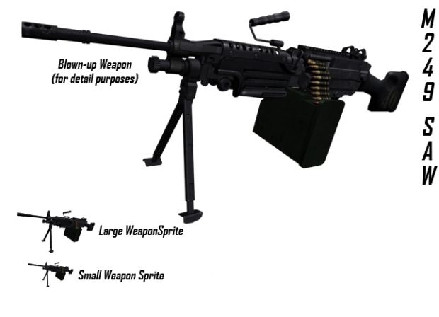 M249 SAW New Sprite
