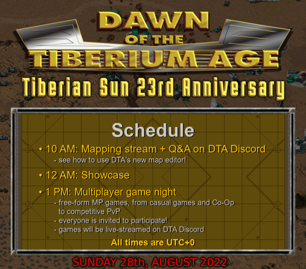 DTA in the Tiberian Sun 23rd Anniversary