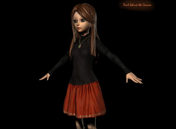 Amy in-game Model Screenshot
